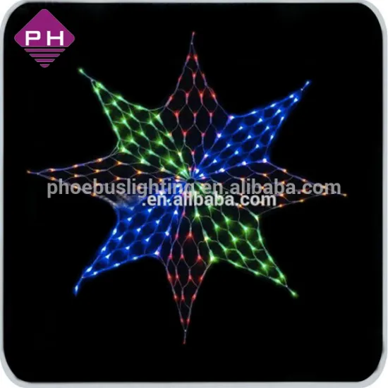 2014 Outdoor motif series lights star shape net light for holiday