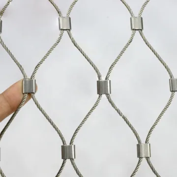 Hand-Woven High Strength Stainless Steel Wire Rope Mesh for Zoo Enclosures