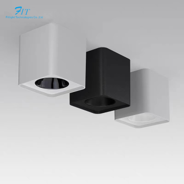 Modern COB LED Indoor Square Ceiling Lights for Hotels - 7W to 15W, Dimmable Pendant Options