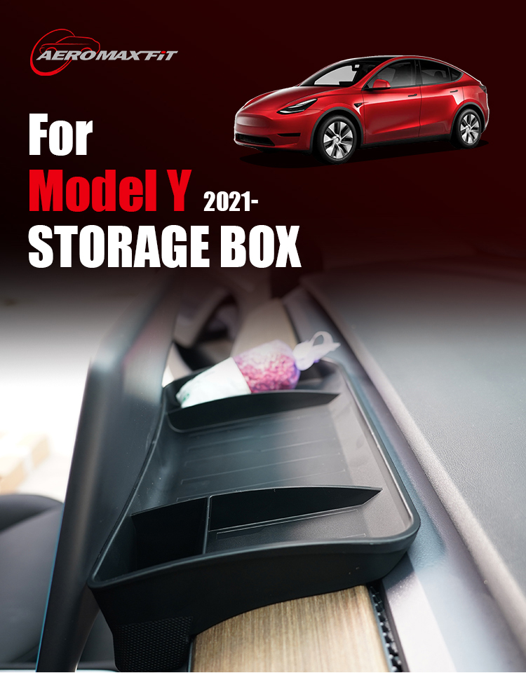 1_01Tesla Model Y dashboard storage box