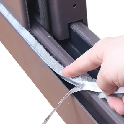 Soundproof U Shape Adhesive Weather Stripping for Slide Windows
