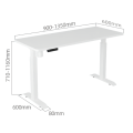 White standing desk for small house