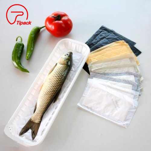 Meeresfutter Fisch Geflügelverpackung Absorptionspads 160x100 mm