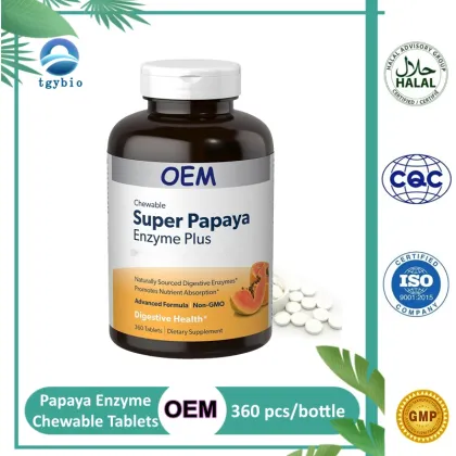OEM Private Label Papaya Enzyme Plus Chewable Tablets