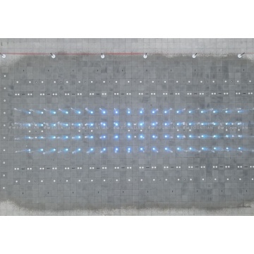 Square Dry Floor Fountain