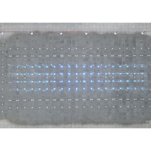 น้ำพุพื้นแห้งทรงสี่เหลี่ยม