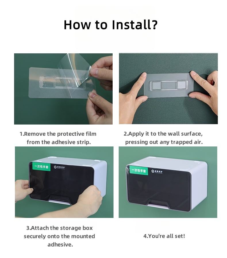 wall mount glove dispenser