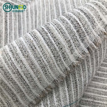 China Wholesale 180gsm Cotton Canvas Hair Interlining for Suit