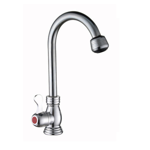 ติดตั้งง่ายราคาถูกหมุนก๊อกน้ำอ่างล้างจานห้องครัว Nickle Brushed Factory Direct Supply Kitchen Faucet