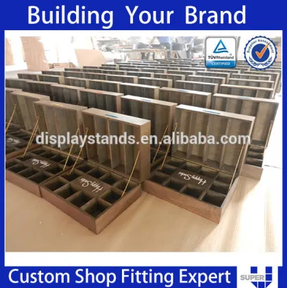 wooden vintage sox pop display socks table stand for retail shop