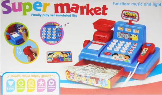 Simulated cash register