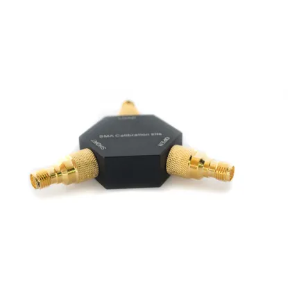 SMA-K Gold-Plated Brass Calibrator for Network Analyzers with Open, Short & Load