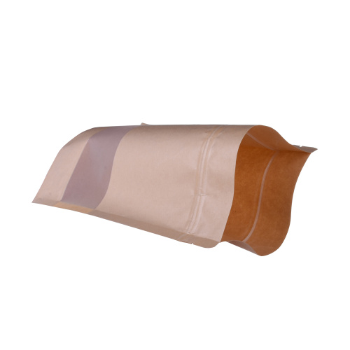 Compostable Self Stand Pouch PLA Coffee Paper Bags