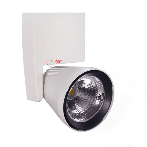 Cinema Used White 40W LED Track Light