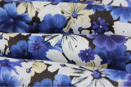 Pure Cotton Hong Kong Style Men's Floral Shirt