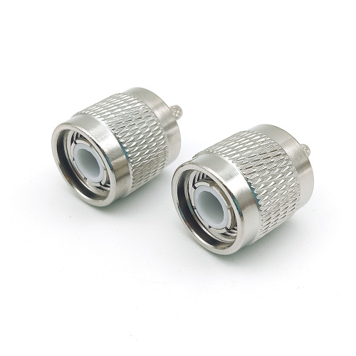 Crimp Solder Attachment Straight TNC Male Coaxial Connector