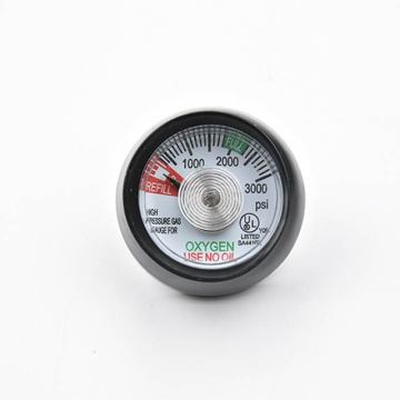 UL Certified 1.5 Inch Oxygen Pressure Gauge for Gas Applications