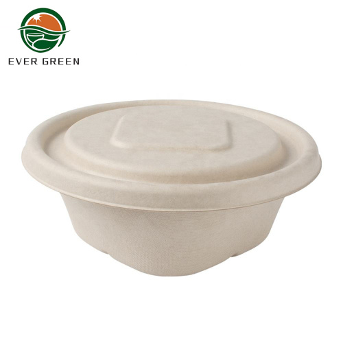 Biodegradable Sugarcane Fiber Material Compostable Soup Cups