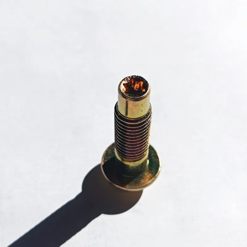 Yellow Zinc Hexagon Socket Flange Bolts 8.8 Grade