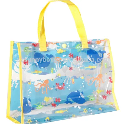 Japanese Transparent Hot Sale plastic beauty makeup Bag