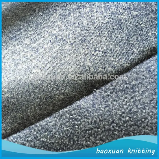 100 polyester high qulity cationic bonded polar fleece fabric fashion cloth coat fabric