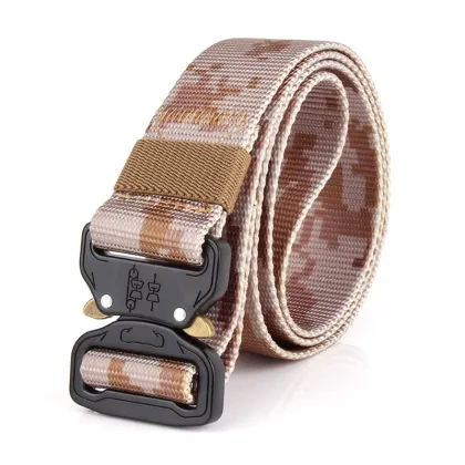 Men's Fashion Camouflage Nylon Woven Fabric Belts