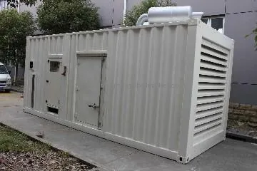 Containerized generator set powered by Cummins engine
