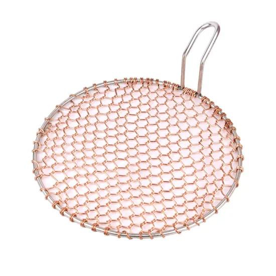 Hot Selling Korean BBQ Wire Mesh Copper Barbecue Net
