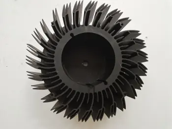 Precision Black Anodizing Aluminum Fan Fitting Parts