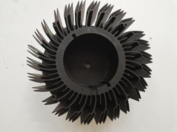 Precision Black Anodizing Aluminum Fan Fitting Parts