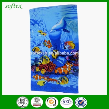 Reactive printed 10S custom beach towels wholesale