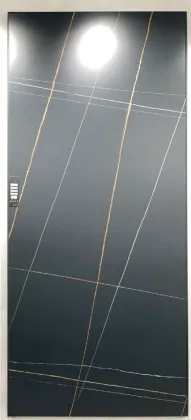 Lauren Black Gold Sintered Stone Slab for Kitchen Counter Tops and Wall Cladding