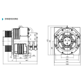 Gearless Permanent Magnet Synchronous Traction Machine