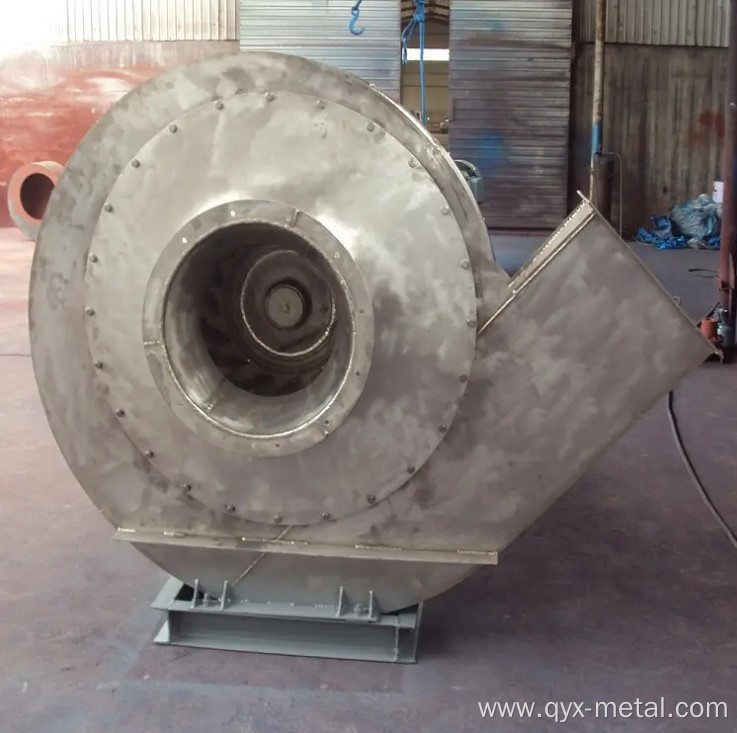 Chlorine treatment titanium centrifuge fan
