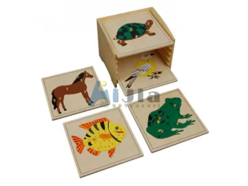 montessori-animal wooden puzzle materials