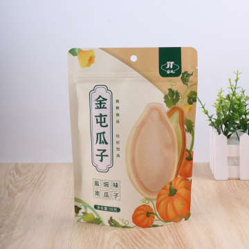 Clear Stand-Up Pouch Bags with Resealable Press-Close Strip and Heat-Sealable Header