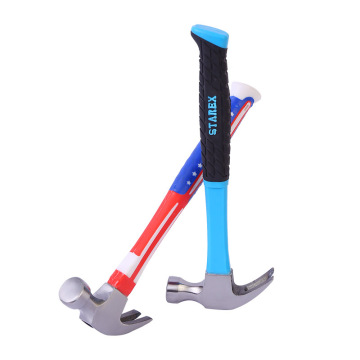 USA Flag Custom Portable Claw Hammer - Carbon Steel and Fiberglass Handle