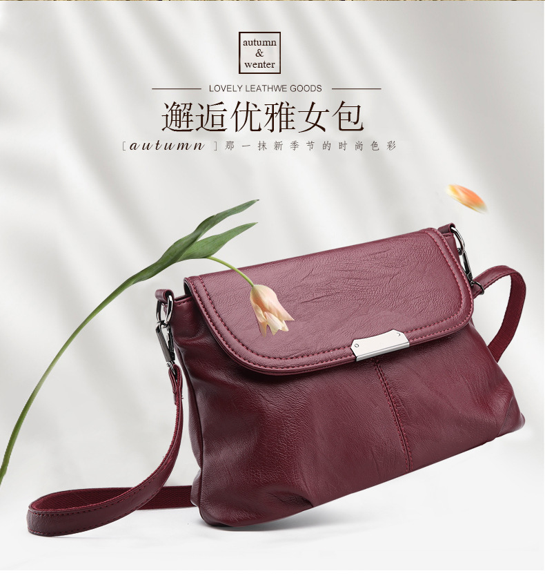 wholesale newest design ladies leather branded handbag