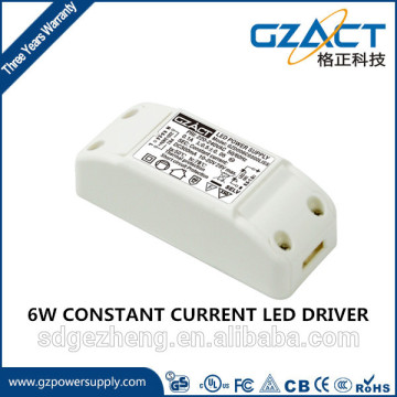 6W Constant Current LED switching power supply with TUV CE CCC ROHS Certifiaction