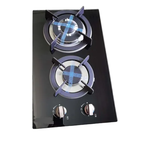 Built-in 2 Burner Gas Cooker with Glass Top