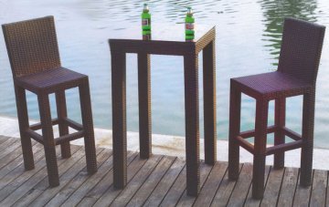 new designs wicker bar set furniture