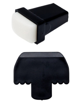 Black Scraper Print Head Fission Nail Art Stamp Stamping Plate Polish Decoration Tool