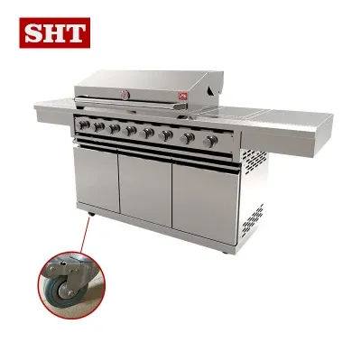Fashion Design Outdoor Kitchen High Standard BBQ Grill with Rack