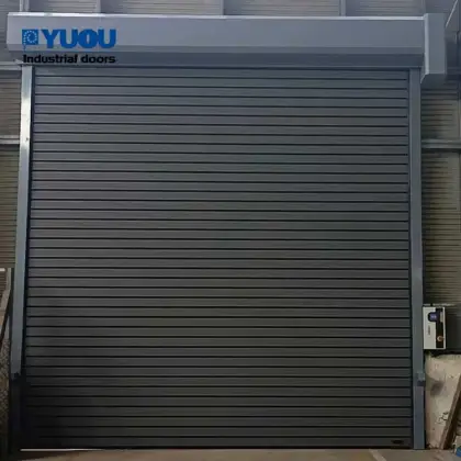 Intelligent Screw-Type Electric Fast Rolling Industrial Factory Gate Hard Door