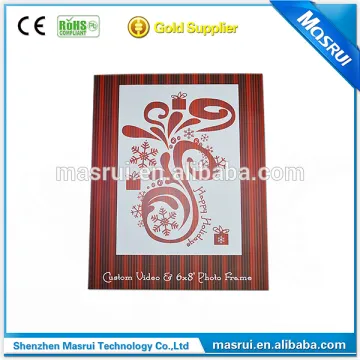 Hot sale video brochure/ video book/ video card in OEM