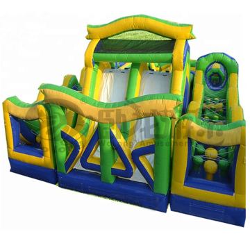 Hot Sale Playground Amusement Inflatable Obstacle Course for Kids and Adults