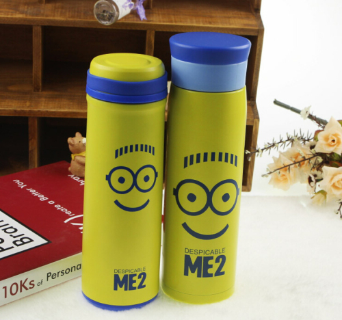 2014most à la mode double paroi Stainless acier thermos ballon pour enfant