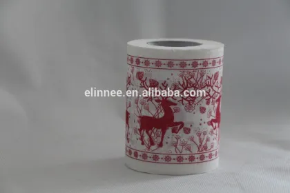 Paper box packaging bathroom tissue printed toilet paper