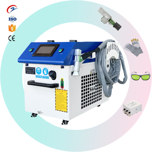 Zhongcan 1000W Laser Cleaning Machine Penghapusan Rust 2000W 3000W