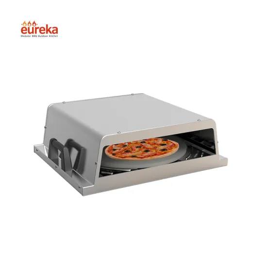 Portable Stainless Steel Outdoor Camping Charcoal Gas Grill Wood Fired Pizza Oven Box